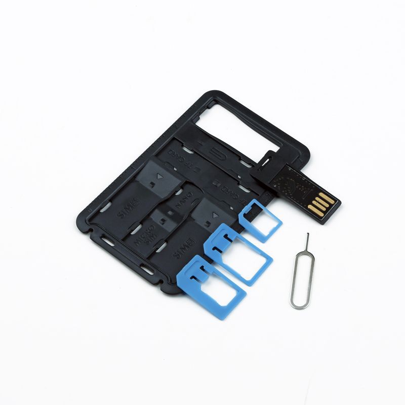 Multi-Function SIM and SD Card Storage Organizer