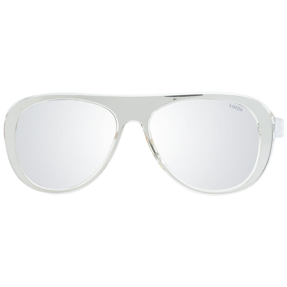 Lozza Silver Acetate & Plastic Sunglasses