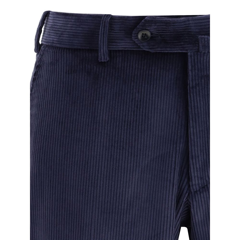 Gi Capri Blue Cotton Two-Piece Suit
