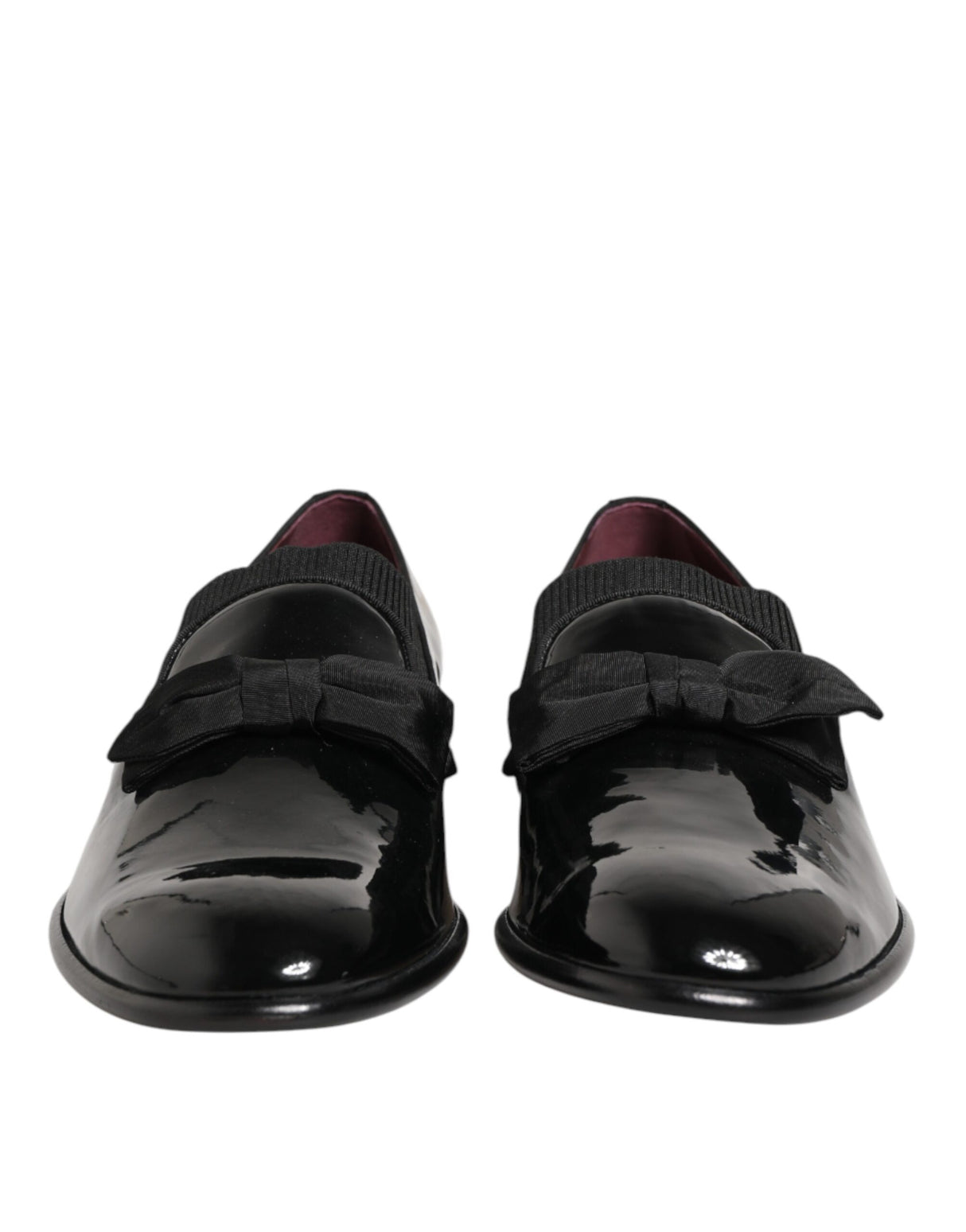 Dolce & Gabbana Black Leather Slip On Dress Men Loafers Shoes