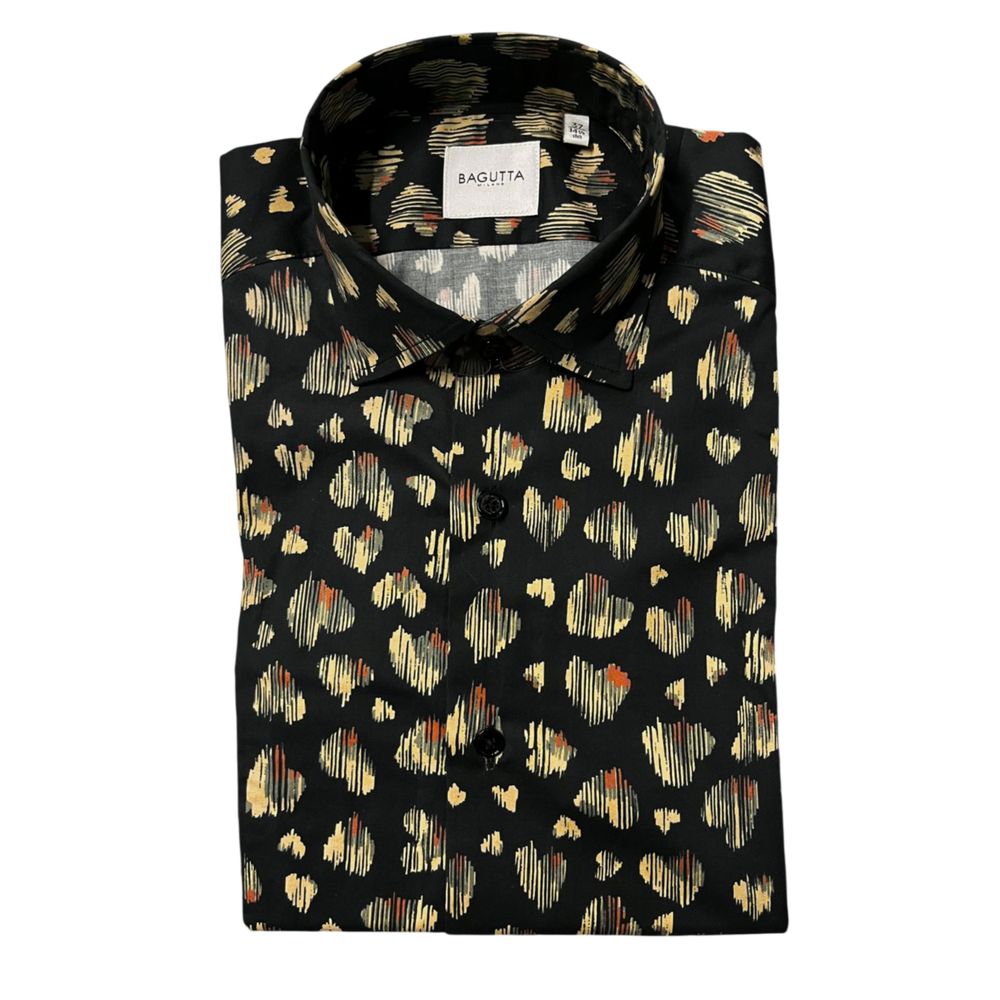 Bagutta Multicolor Cotton Men Shirt