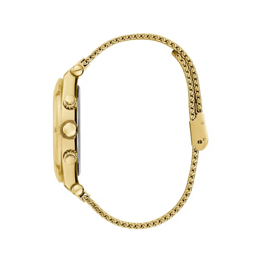 Guess Gold Stainless Steel Dress Watch