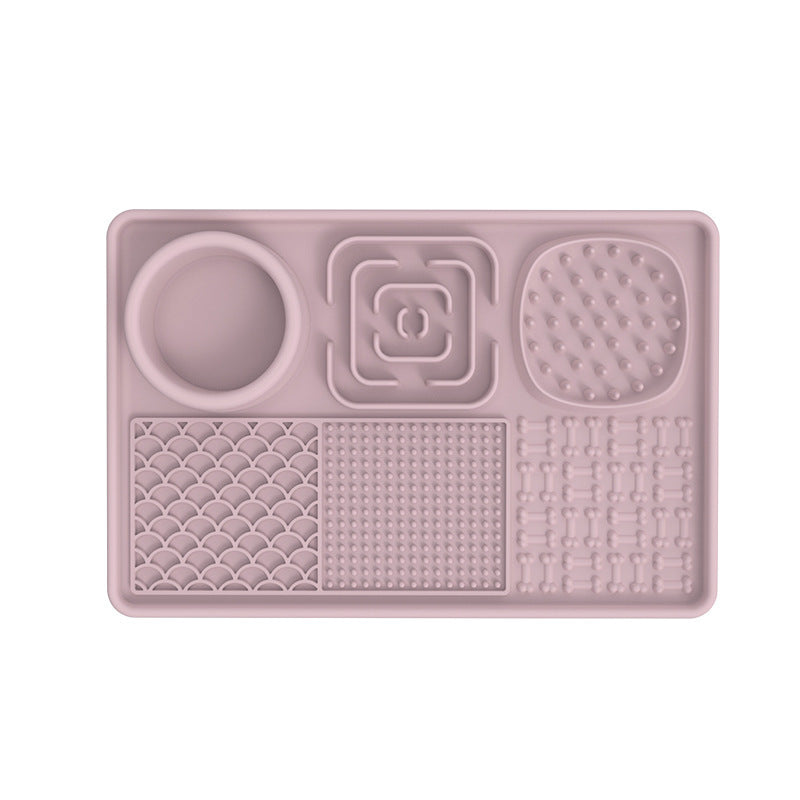 Silicone Pet Feeding Mat and Slow Feed Pad