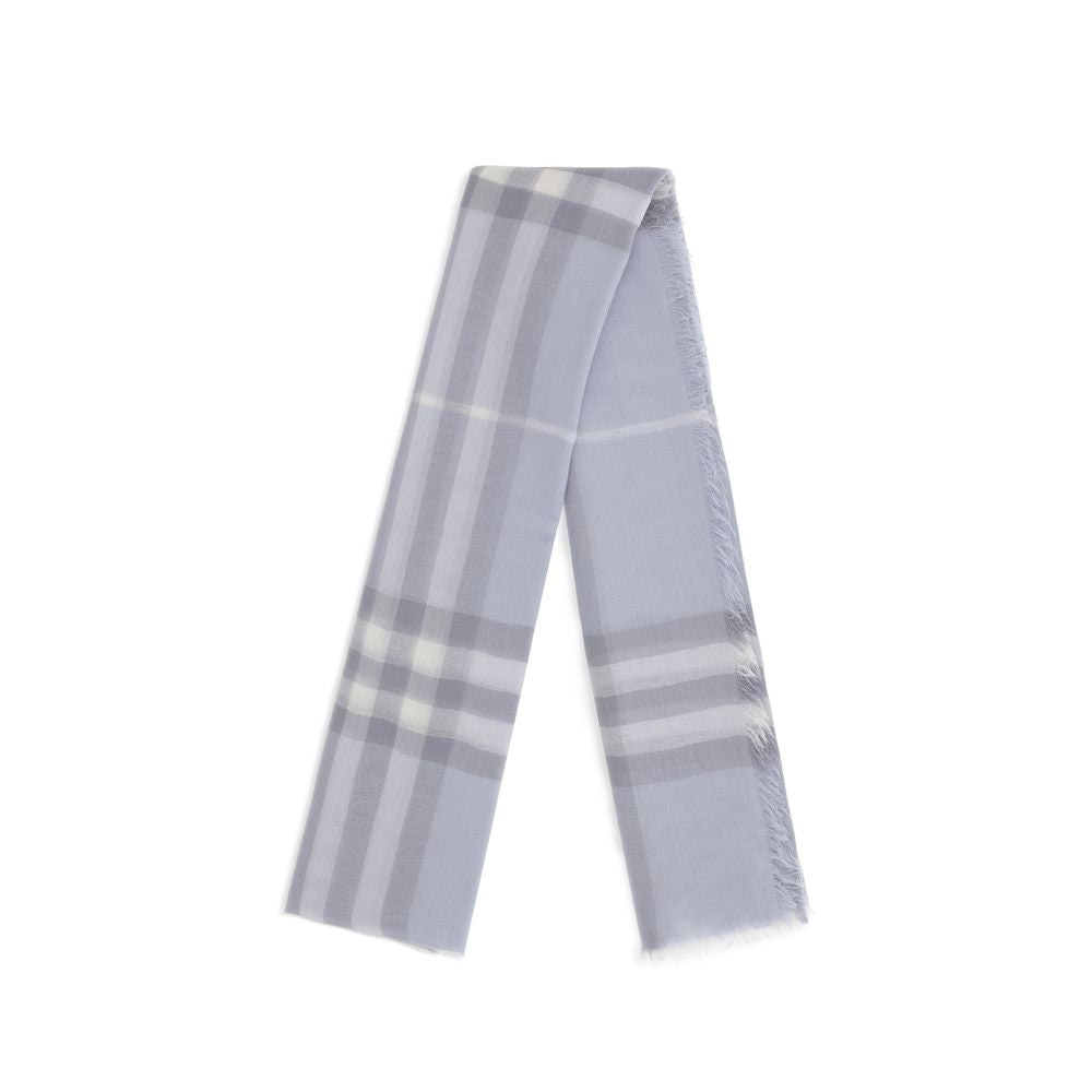 Burberry Blue Wool Scarf