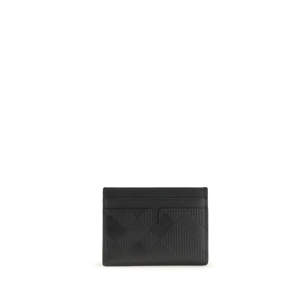 Burberry Black Calf Leather Bos Taurus Wallet