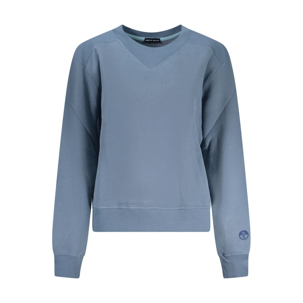 North Sails Blue Cotton Women Sweater