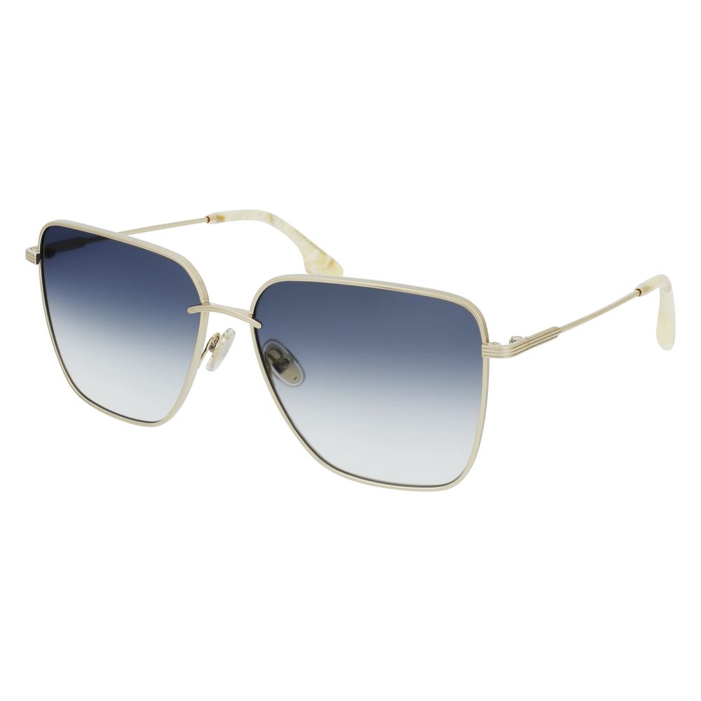Victoria Beckham Gold Metal Sunglasses
