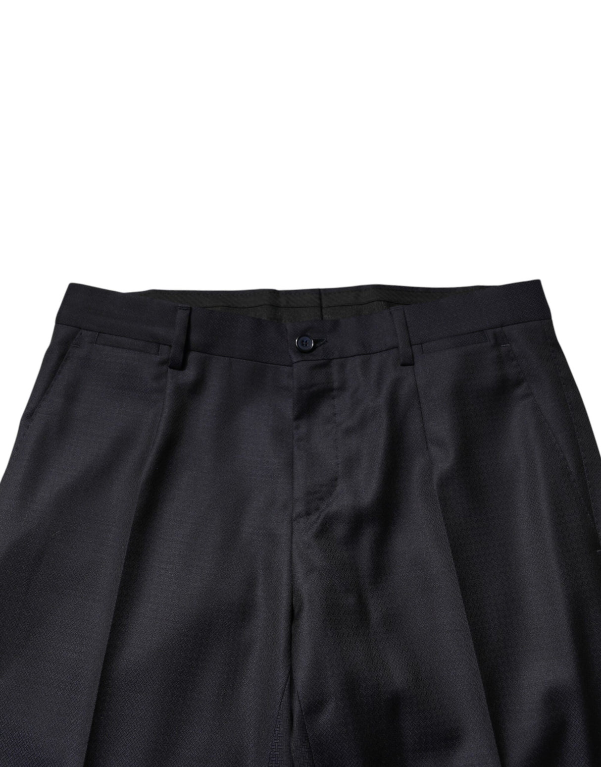 Dolce & Gabbana Black Wool Single Breasted Men 2 Piece Suit