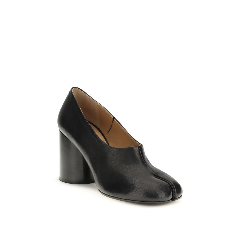 Maison Margiela Black Calf Leather Bos Taurus Platform Pumps