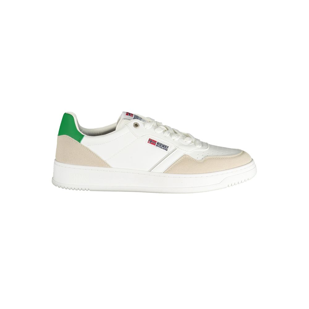 Norway 1963 White Polyurethane Men Sneaker