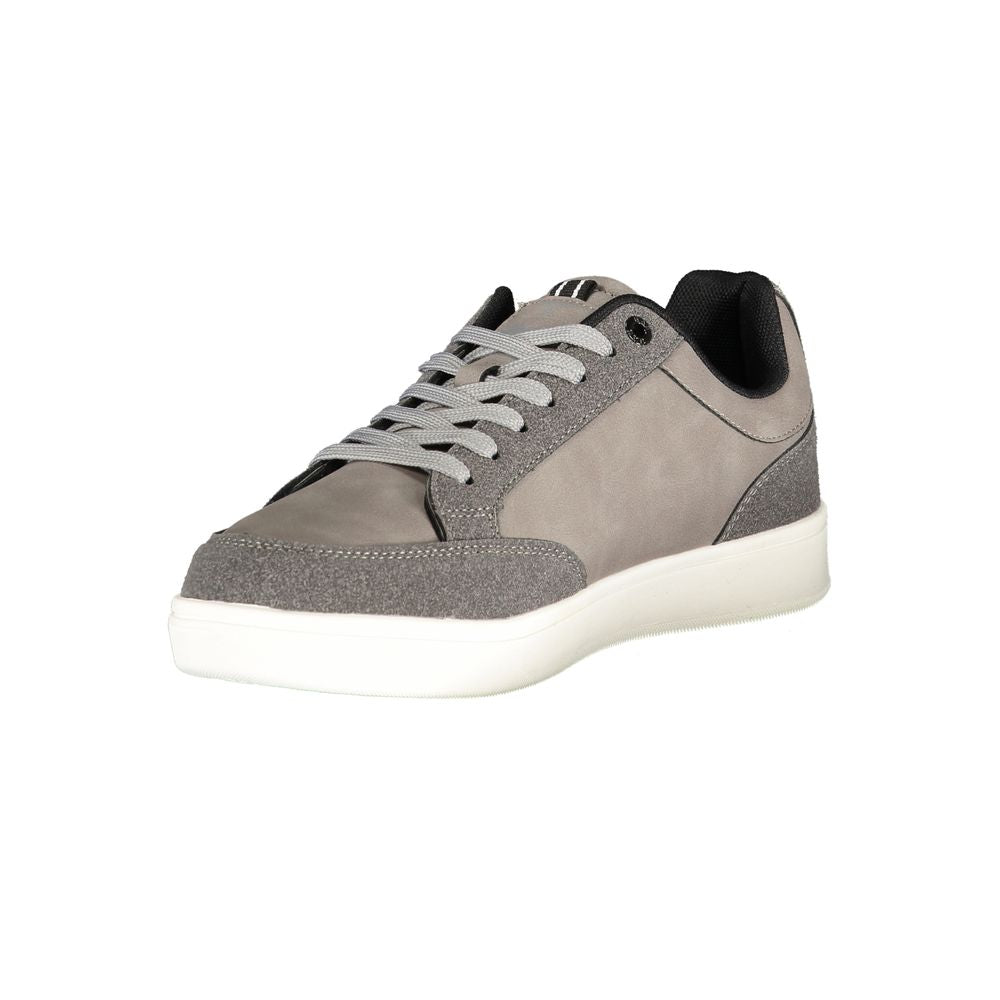 Gas Grigio Poliestere Man Sneaker