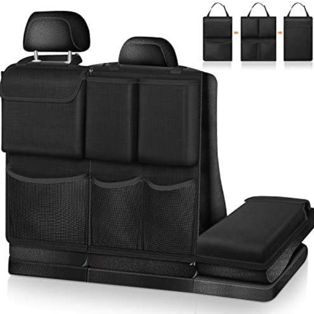 Oxford Cloth Car Trunk Organizer Bag Kit with Splicing