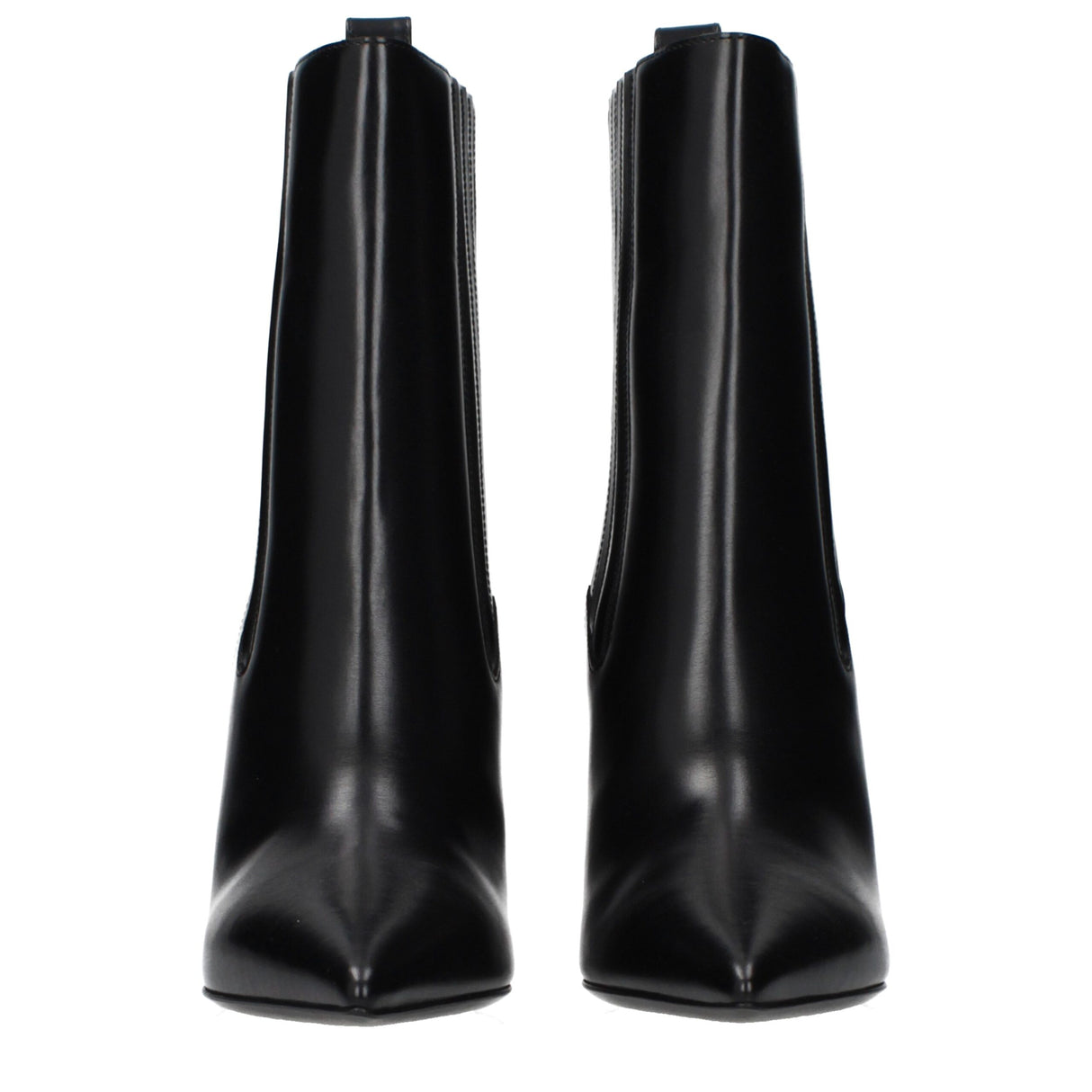 Valentino Garavani Black Leather Ankle Boots