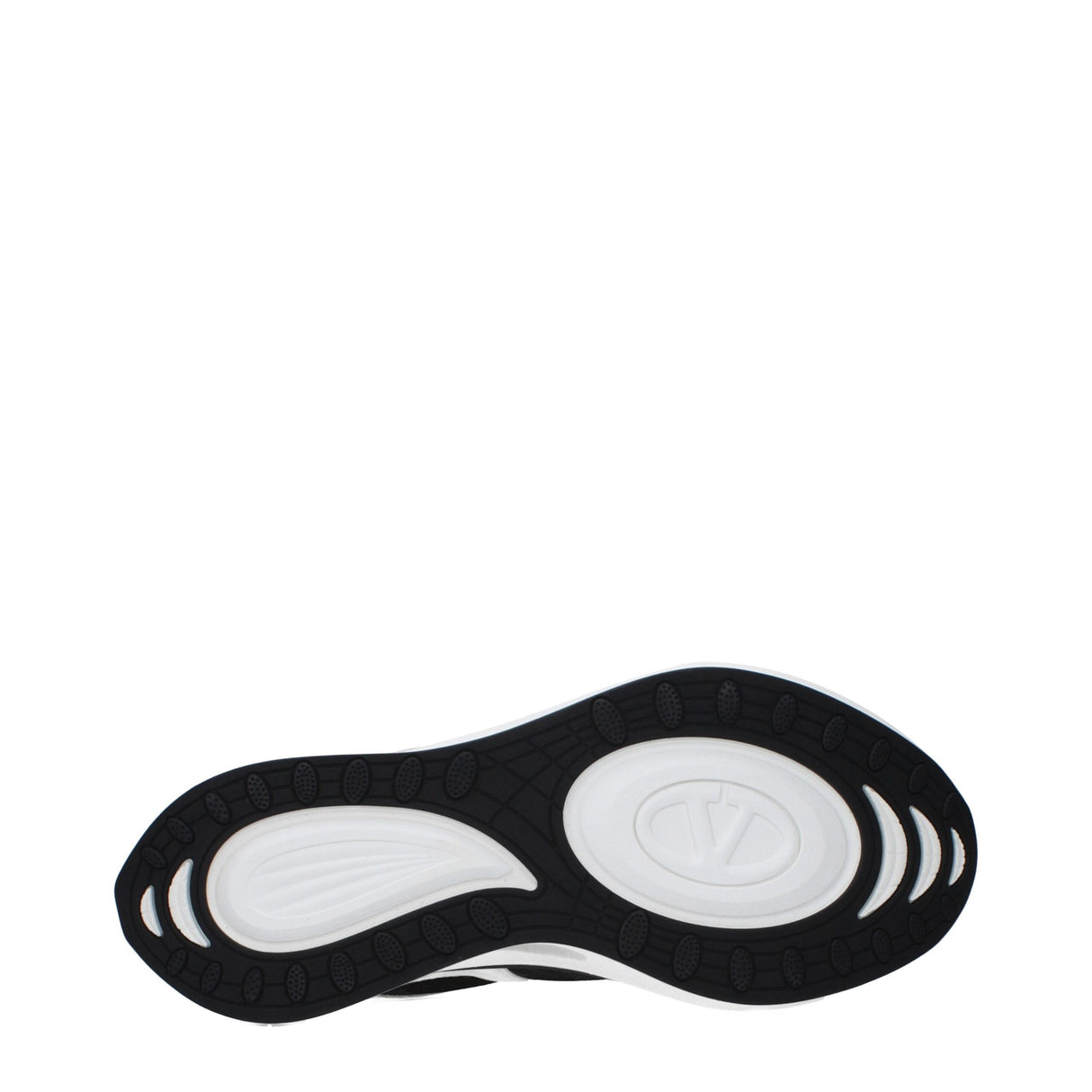 Valentino Garavani White Fabric Athletic Sneakers