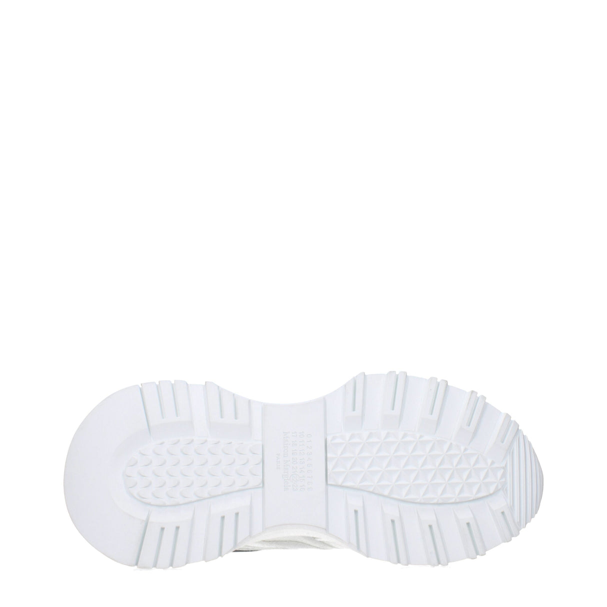 Maison Margiela White Fabric Athletic Sneakers