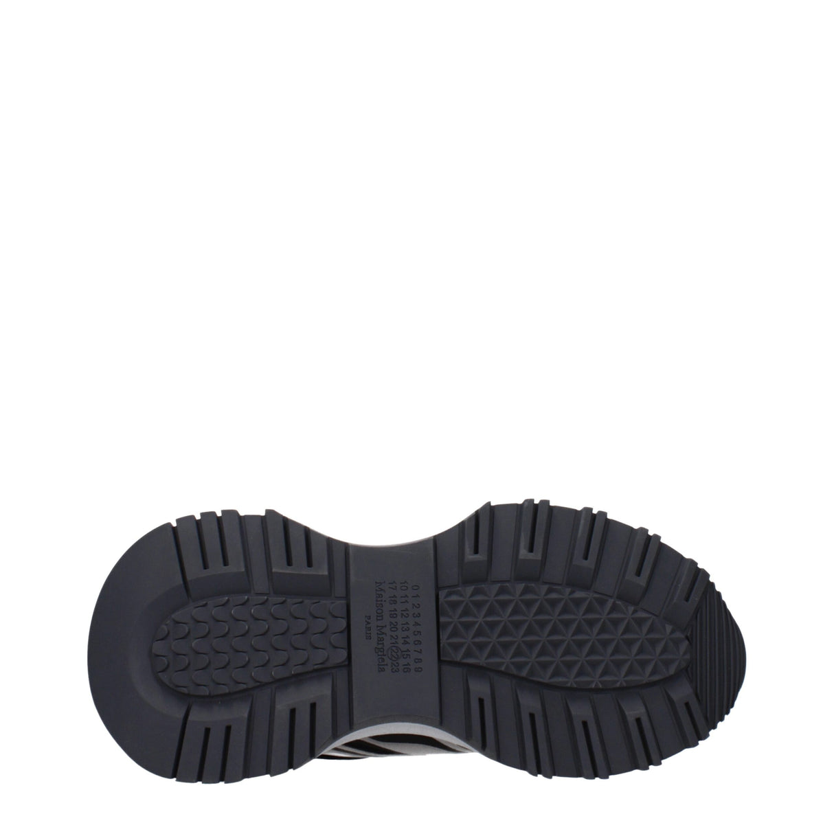 Maison Margiela Black Fabric Athletic Sneakers