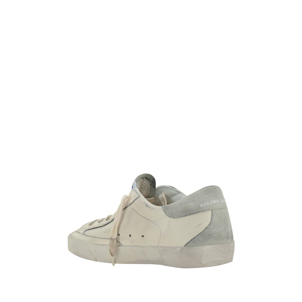 Golden Goose White Goatskin Sneakers