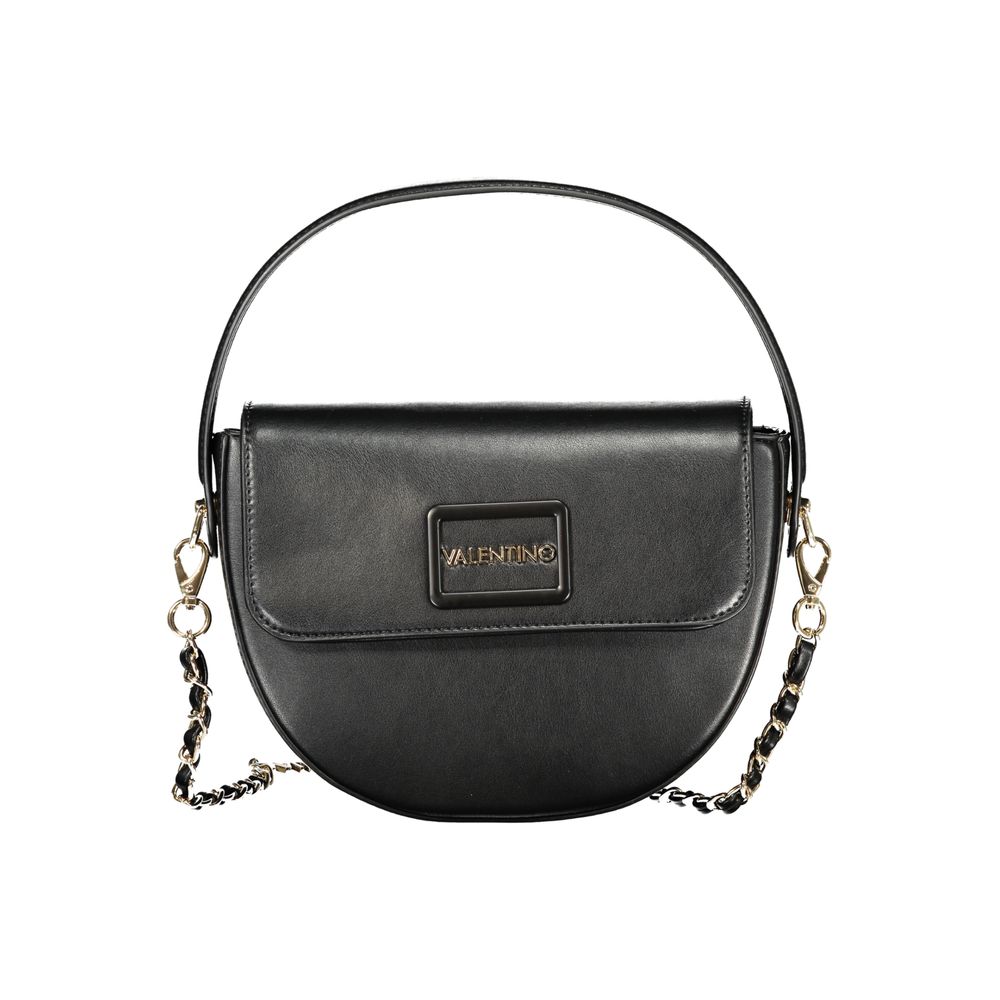 Mario Valentino Black Polyurethane Women's Handbag