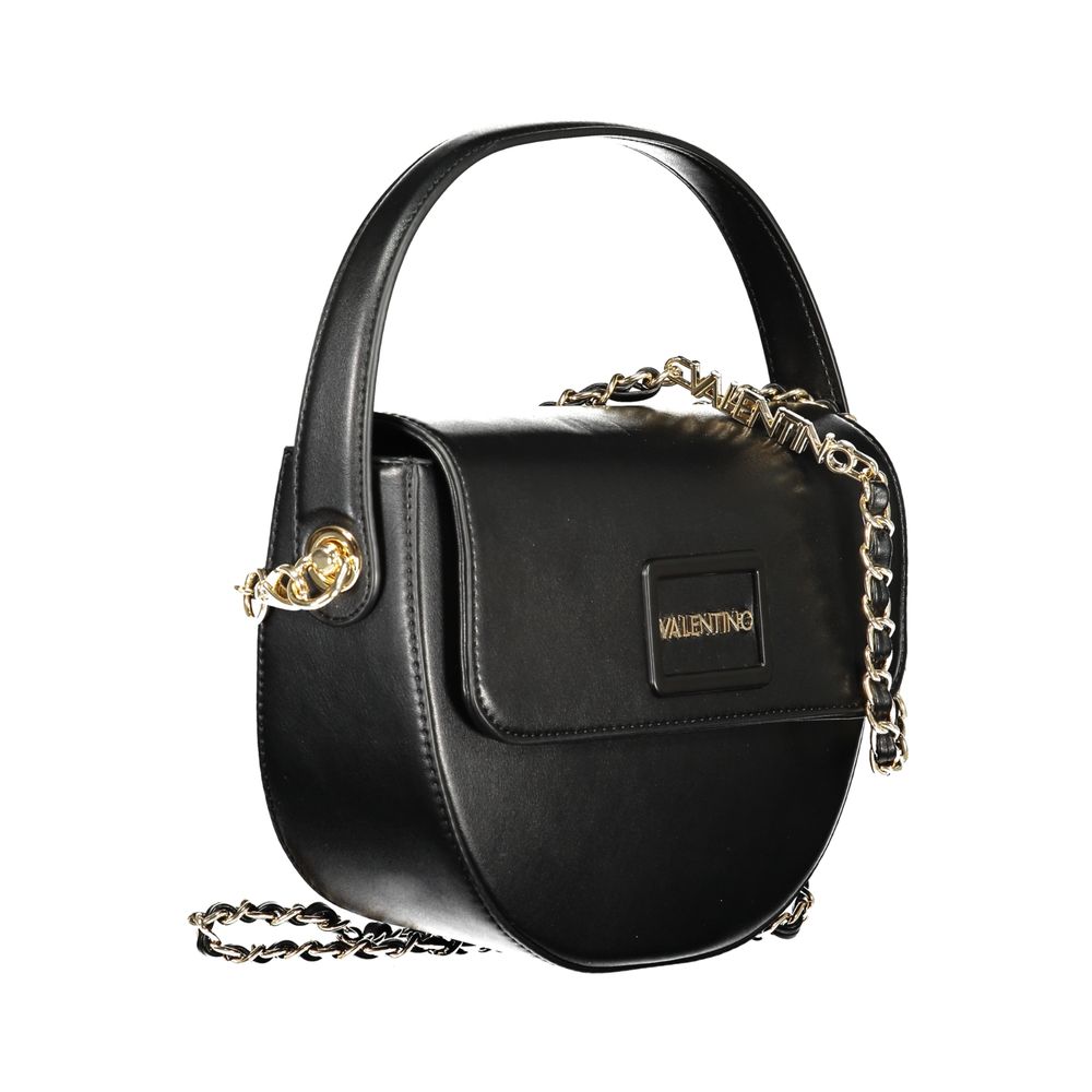 Mario Valentino Black Polyurethane Women's Handbag