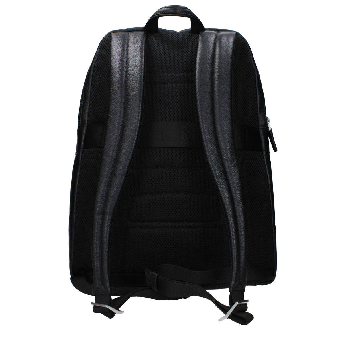 Piquadro Black Leather Backpack