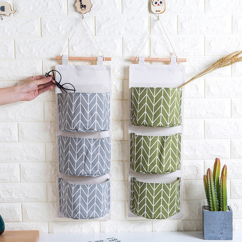 Waterproof Cotton Linen Storage Hanging Bag