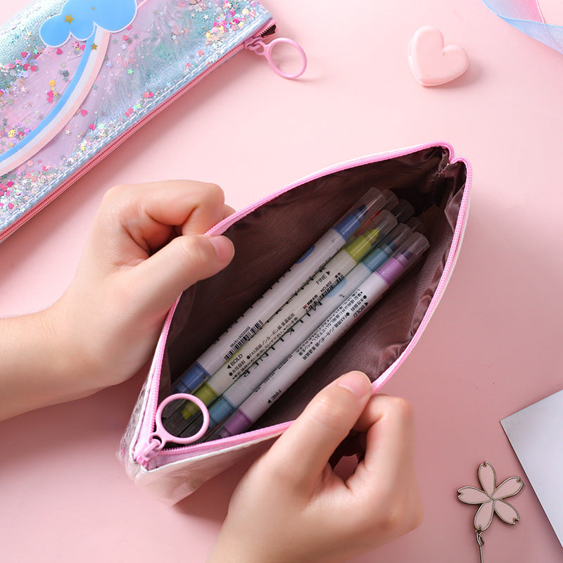 Unicorn Wing Pencil Case - Cute Creative Stationery