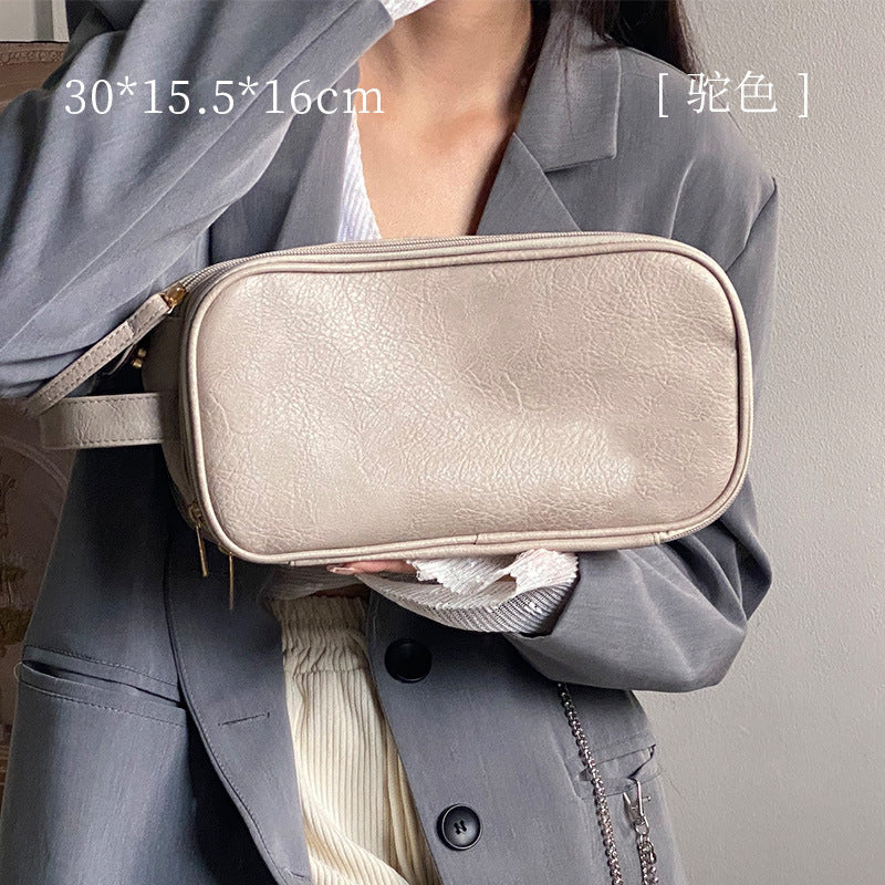 Large Capacity Travel Makeup Bag with Organizer Pouch