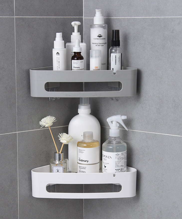 Triangle Towel Organizer Rack for Bathroom Storage