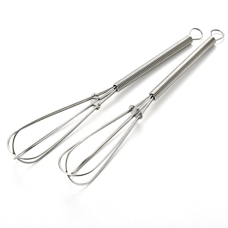 Spring Handle Small Egg Beater and Cream Whisk