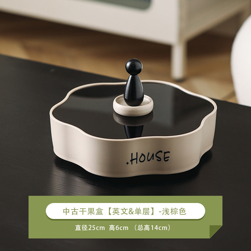 Elegant Multi-Layer Rotating Snack Organizer Tray