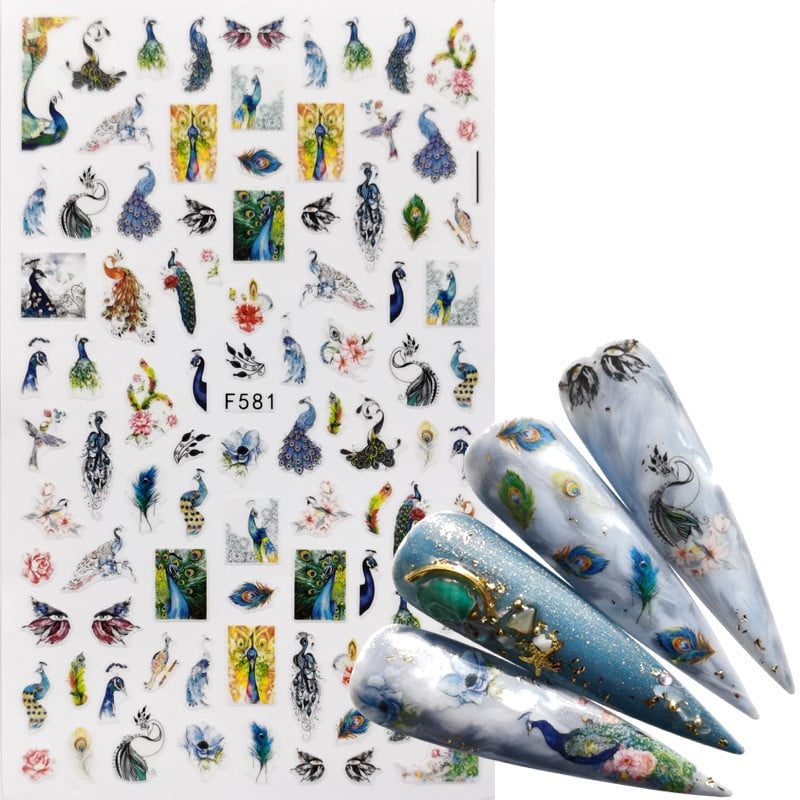 Decorative Manicure Adhesive Nail Strap Stickers