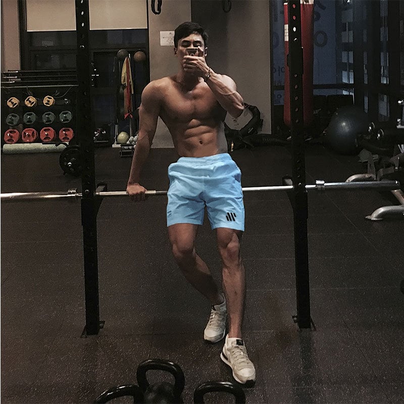 Men's Outdoor Fitness Running Sports Shorts