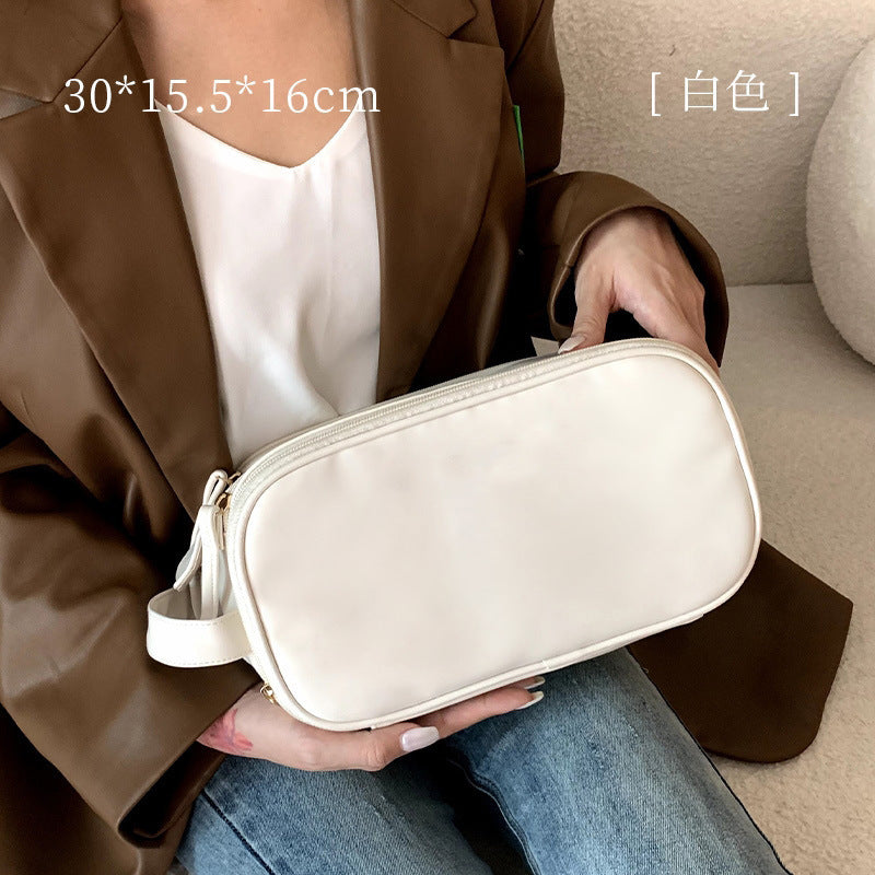 Large Capacity Travel Makeup Bag with Organizer Pouch