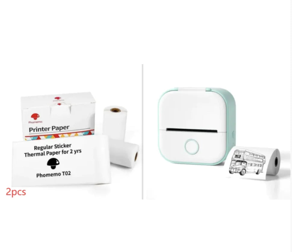 Mini Portable Bluetooth Label Printer