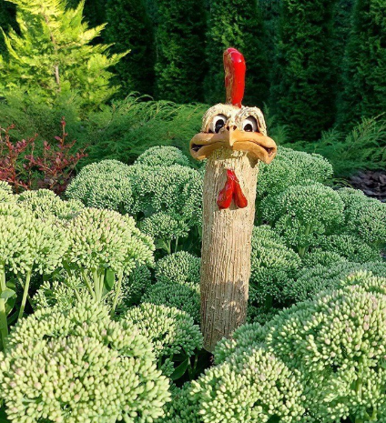 Funny Animal Sculpture for Garden Decoration (One Piece)
