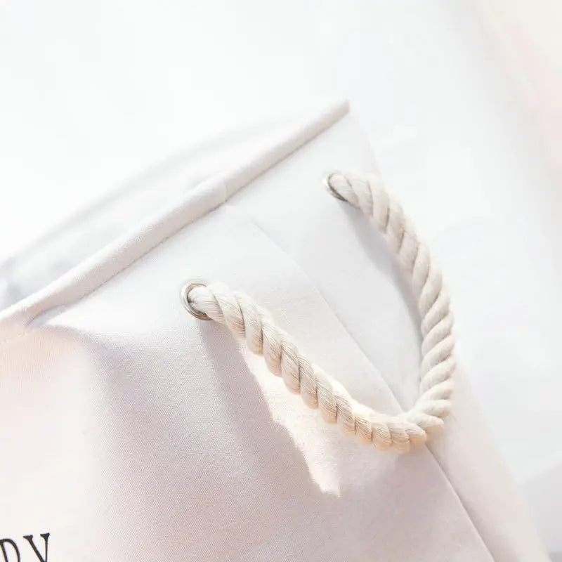 Thick Foldable Laundry Basket with Handles for Storage