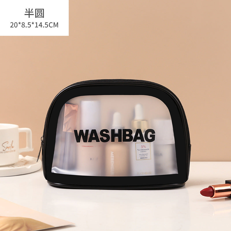 Translucent Portable Waterproof Toiletry Organizer Bag
