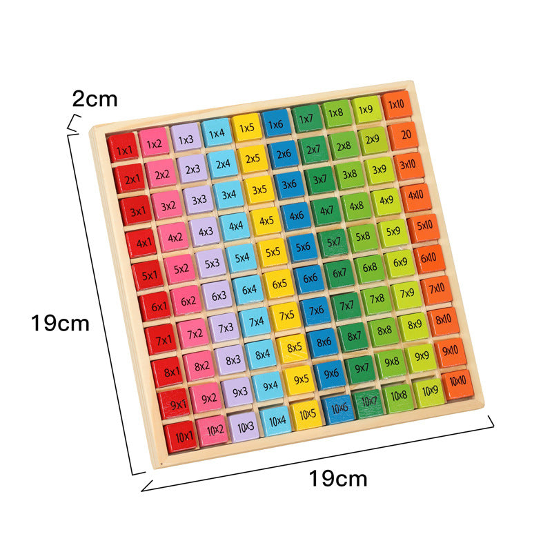 Wooden Educational Multiplication Table Toy for Kids