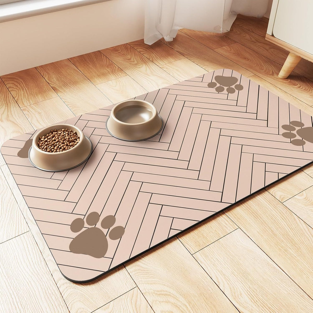 Diatomaceous Pet Feeding Mat - Quick Dry, Anti-Splash