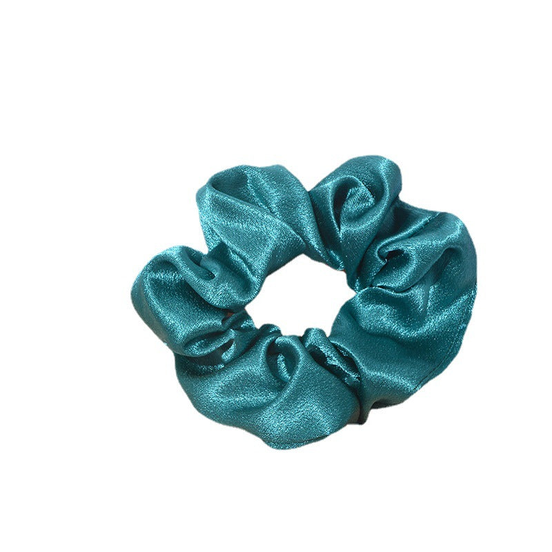 Solid Color Crystal Satin Hair Accessories for Women
