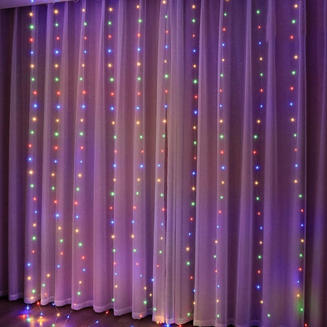 Rideaux lumineux de Noël