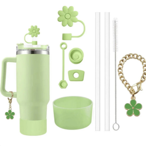9-Piece Silicone Cup Accessory Set