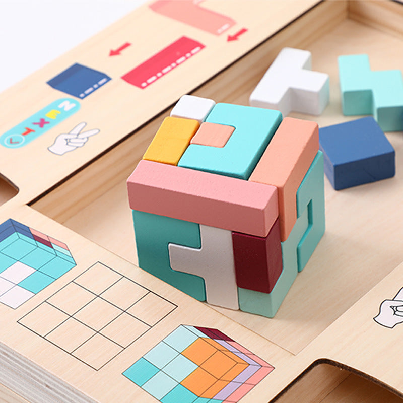 Wooden 3D Puzzle Toy