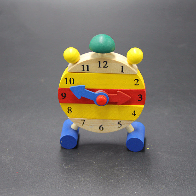 Wooden Educational Puzzle Clock for Kids (Interactive Toy)