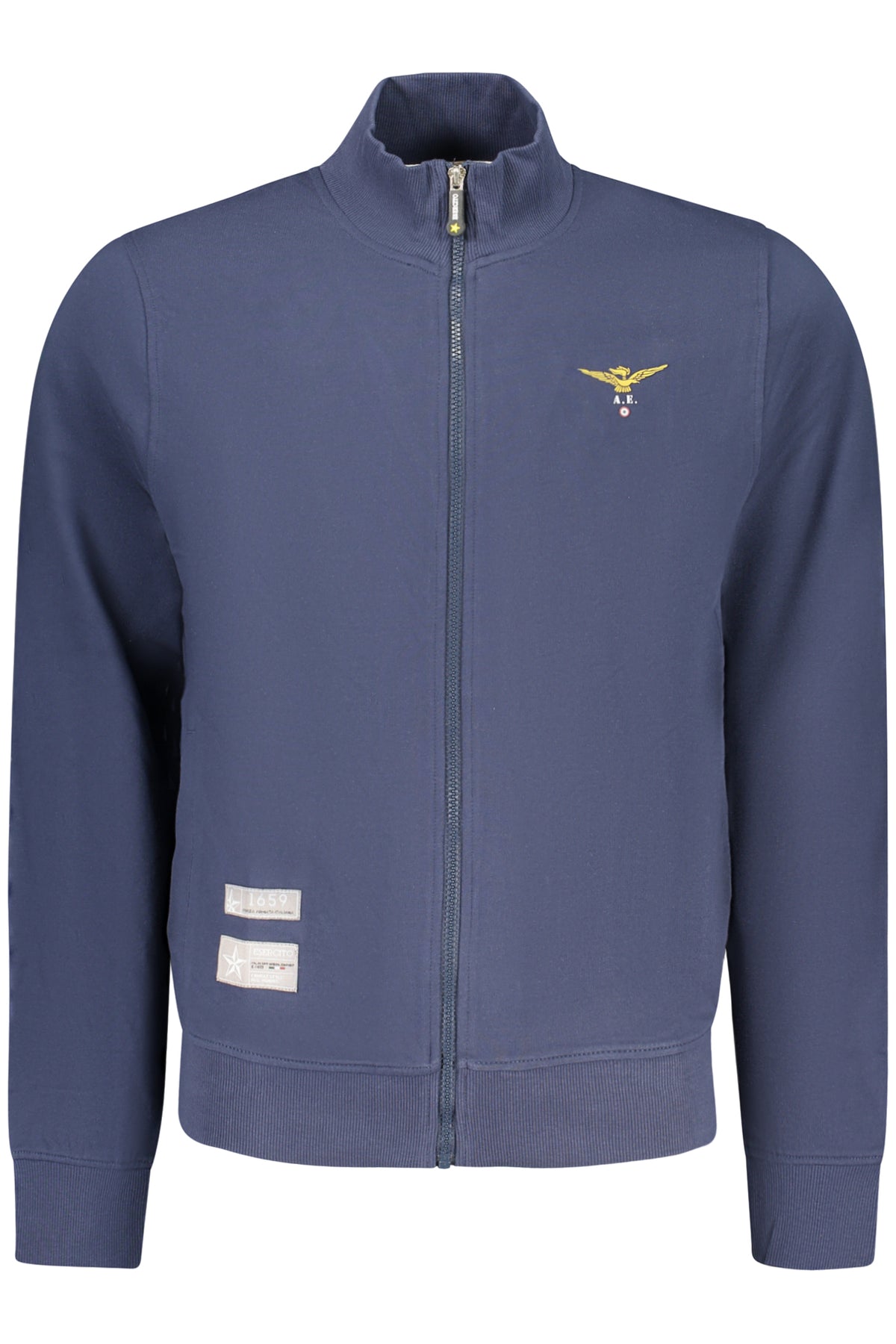 MILITARY ACADEMY MEN'S BLUE ZIP-UP SWEATSHIRT