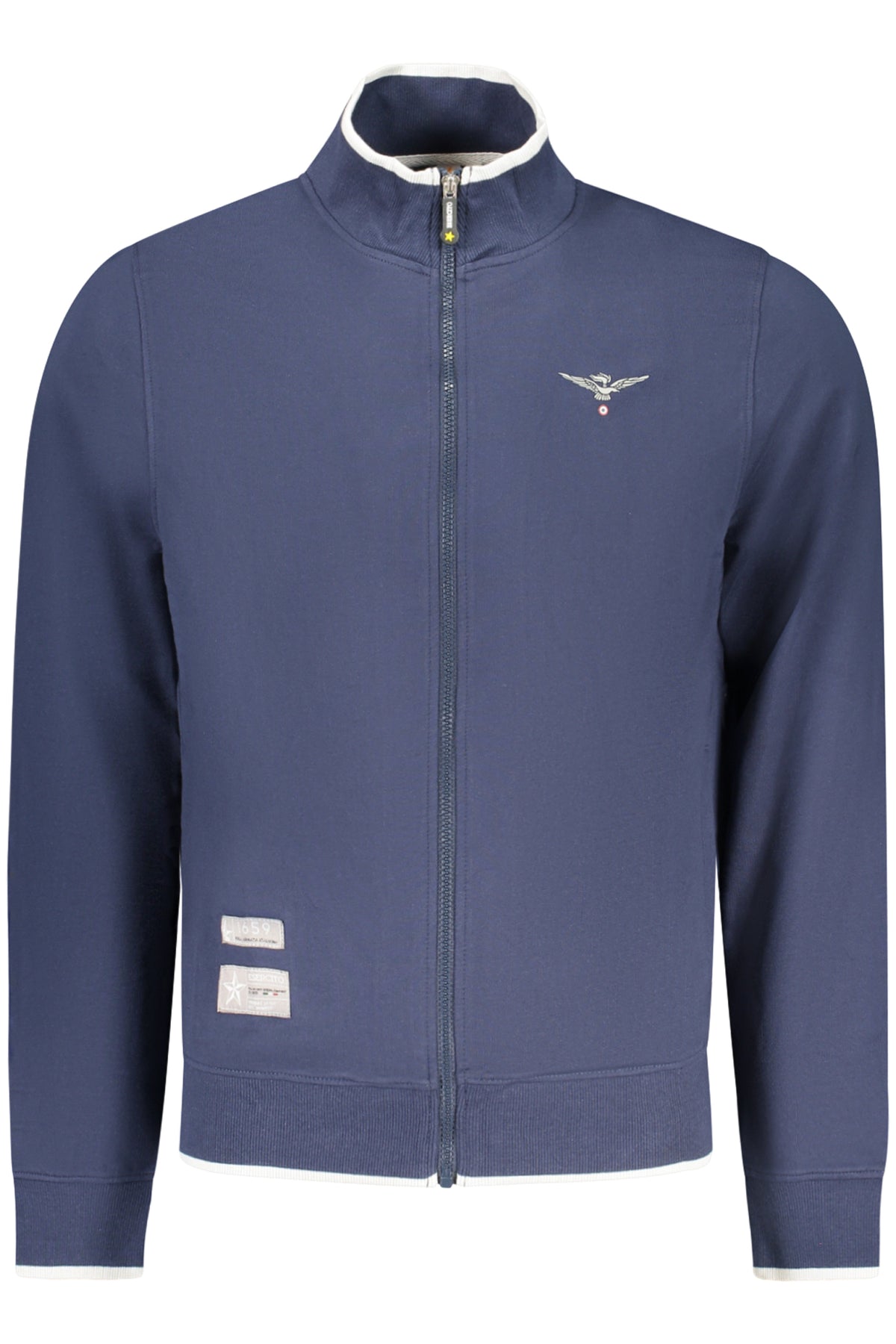 MILITARY ACADEMY MEN'S BLUE ZIP-UP SWEATSHIRT