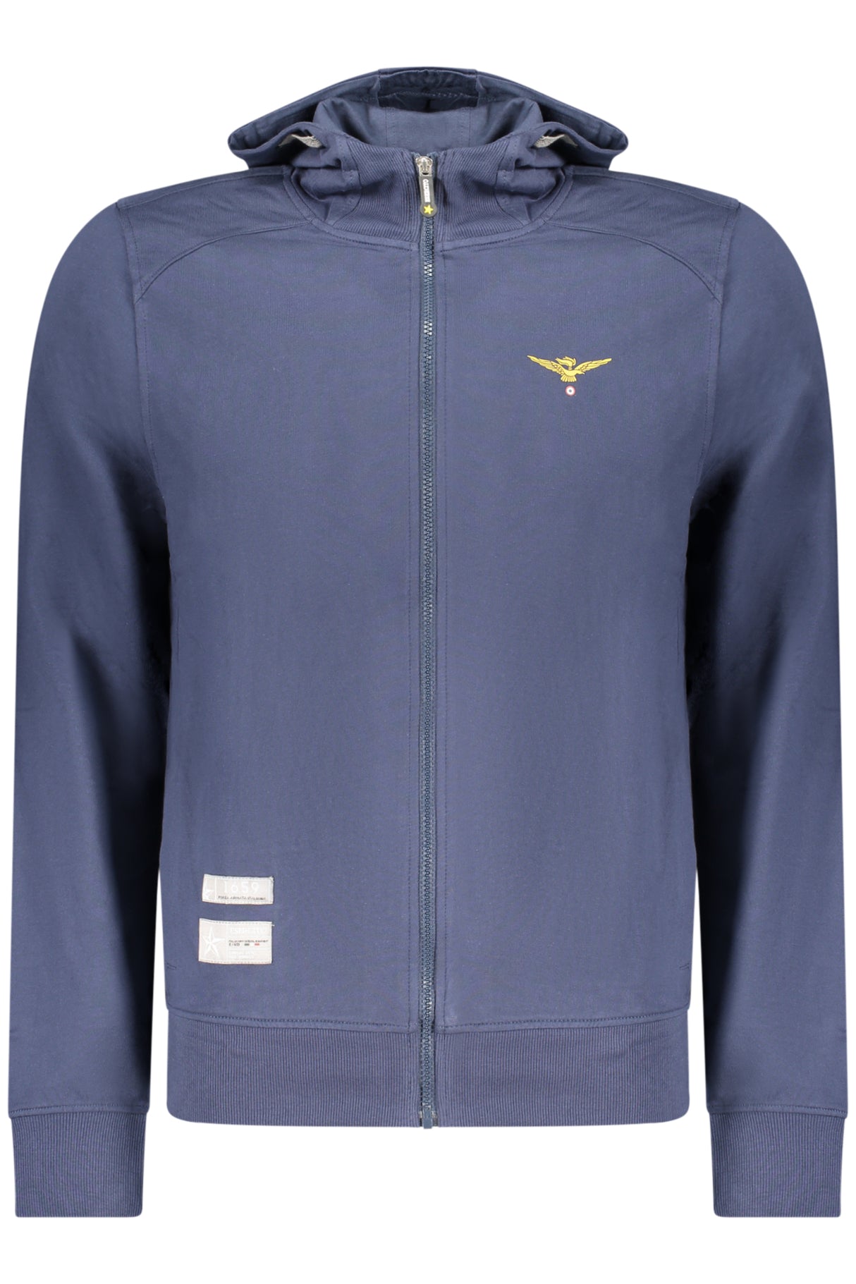 MILITARY ACADEMY MEN'S BLUE ZIP-UP SWEATSHIRT