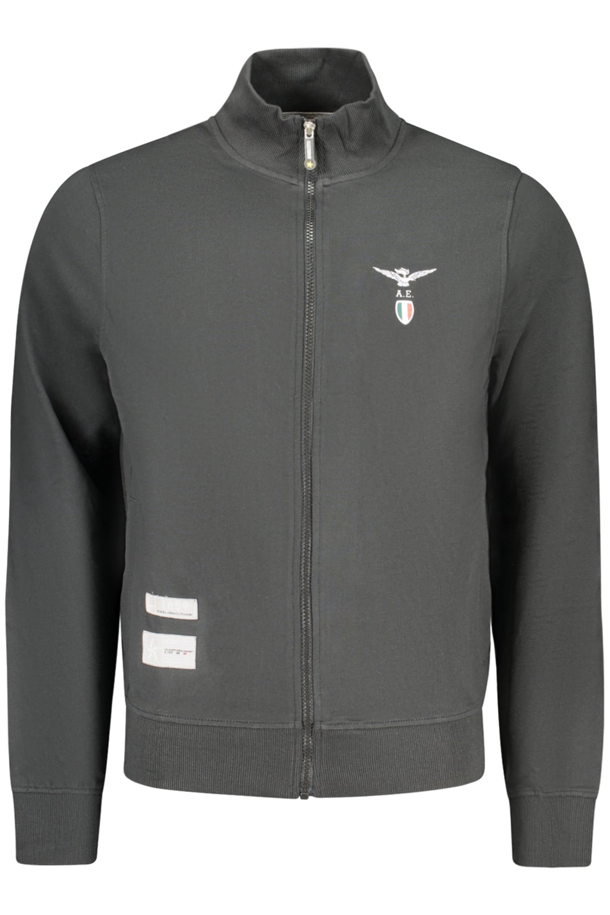MILITARY ACADEMY MEN'S BLACK ZIP-UP SWEATSHIRT