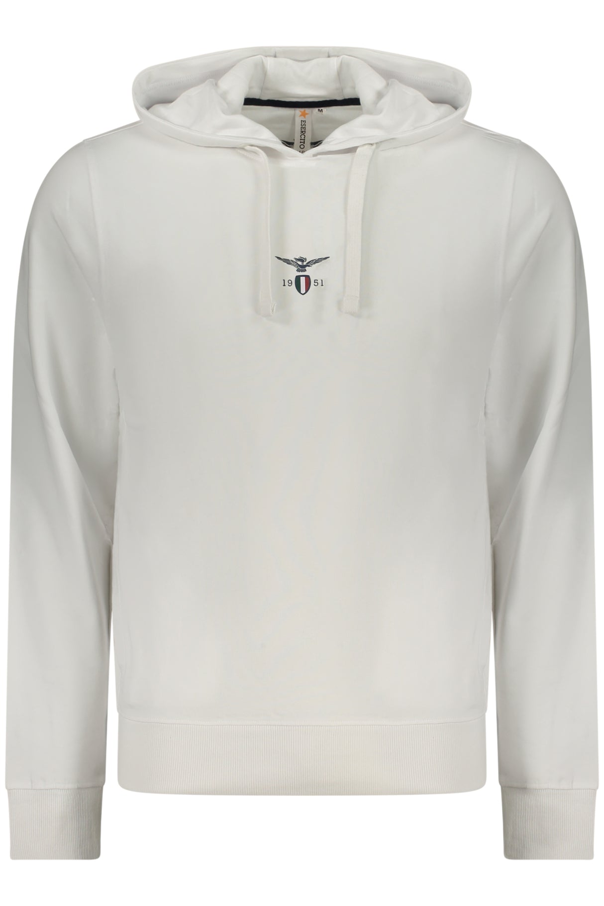 MILITARY ACADEMY MEN'S WHITE ZIP-UP SWEATSHIRT