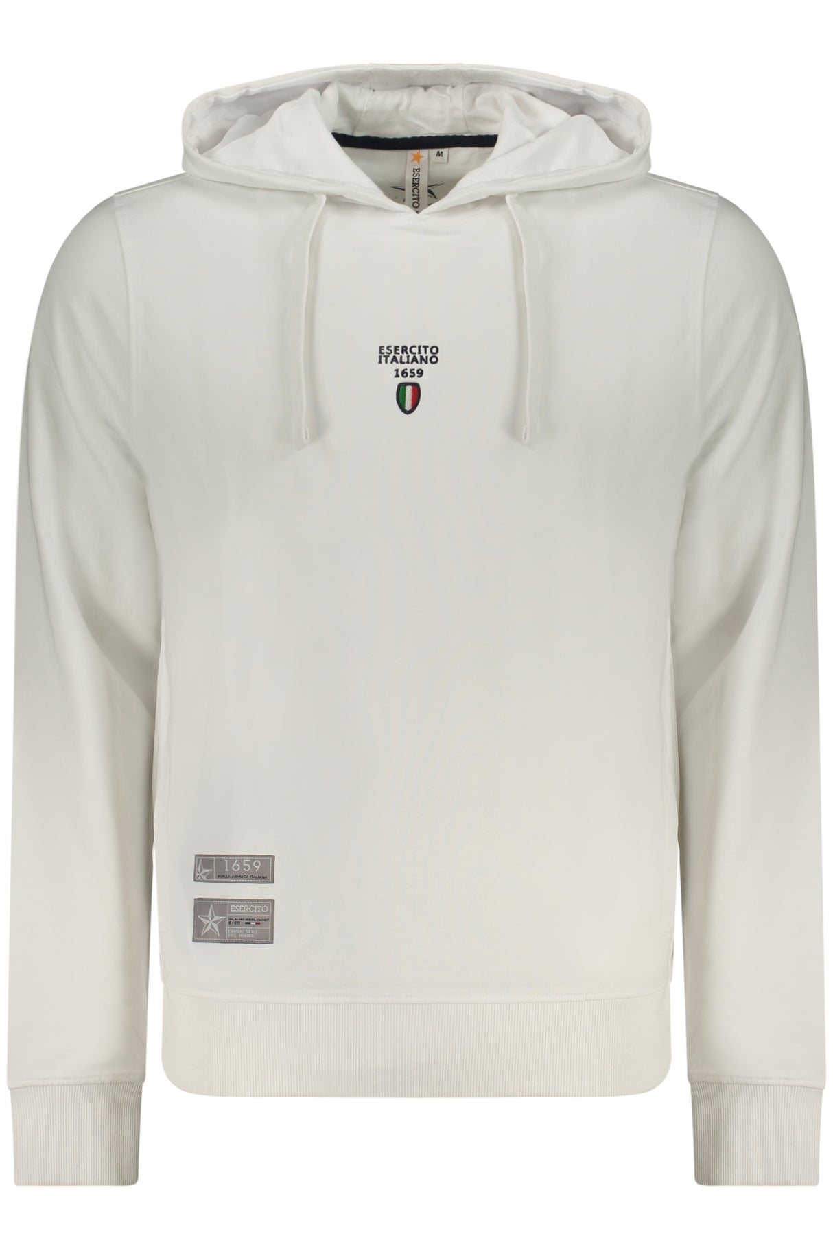MILITARY ACADEMY MEN'S WHITE ZIP-UP SWEATSHIRT